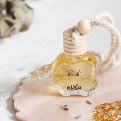 Gambar eLKa Parfum Mobil Mewah Aroma Vanilla dengan Essential Oil Aromaterapi